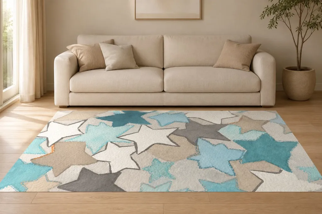 Alfombra Estrellas PVC