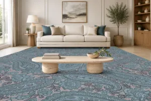 Alfombra Roma en un salón