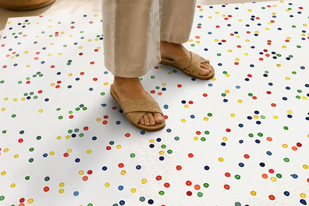 Alfombra Topos y Topitos PVC
