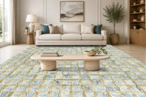 Alfombra Arca en un salón