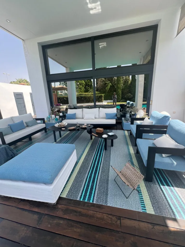 Terraza exterior con diseño Ana Durán