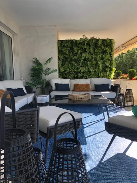 Después de terraza · zona de estar con solución Ana Durán